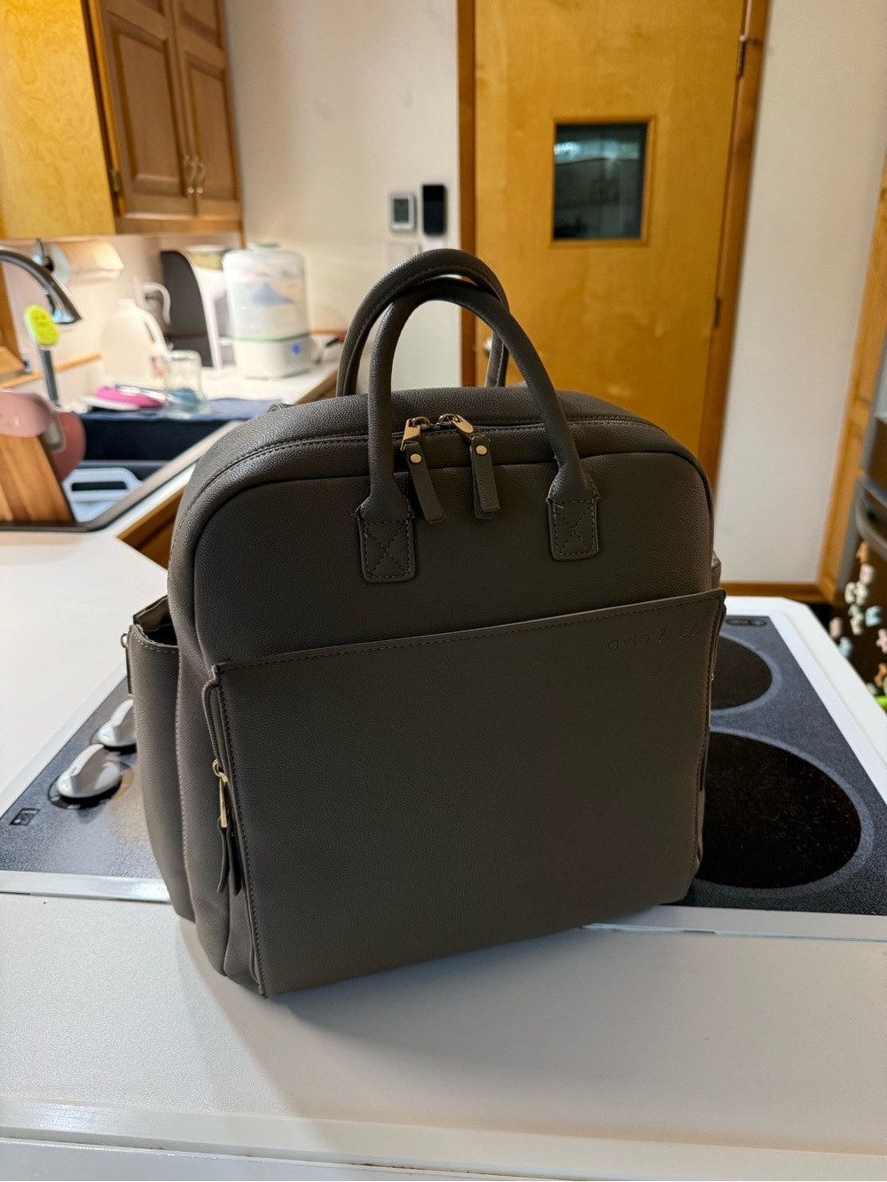 Ayla & Co Diaper Bag - Pebble